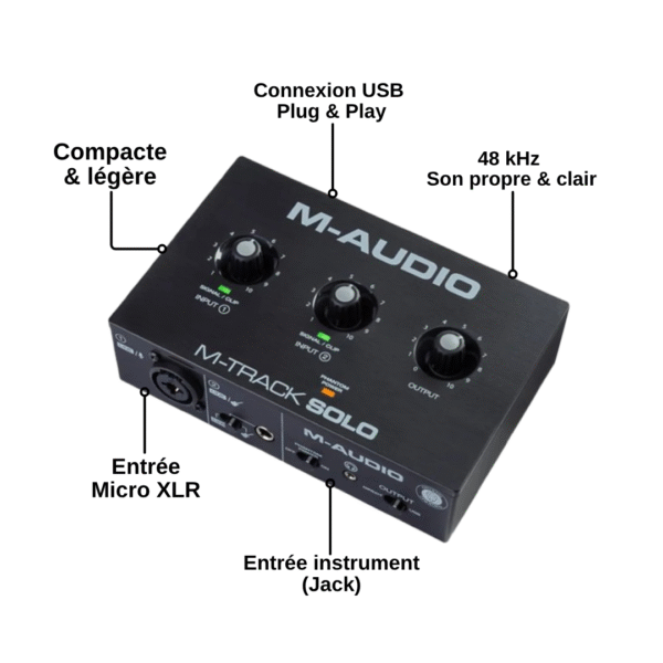 M-AUDIO M-TRACK SOLO – Image 2