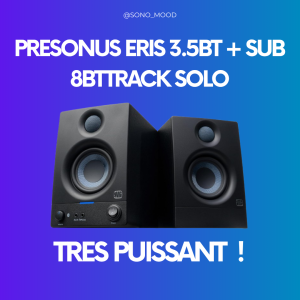 PreSonus Eris 3.5BT + Sub 8BT : une config de monitoring compacte et puissante