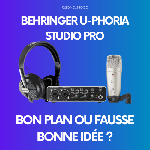 Test du Behringer U-PHORIA Studio Pro : bon plan ou fausse bonne idée ?